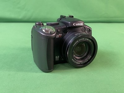 Canon PowerShot S5 IS 8.0MP 12x Zoom Flip Screen Compact Digital Camera No Flash