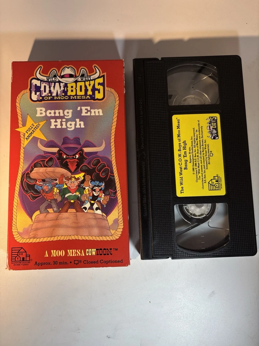 その他 Old West: Cowboys [VHS] Wild West Cowboys of Moo Mesa lot of 3 Animated VHS tapes - tested