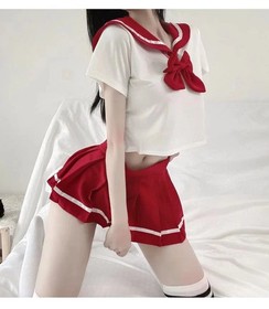 Sexy Lingerie Schoolgirl Outfit Nightdress Kawaii Sailor Suit Cosplay JK Costume