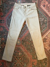 Raleigh Denim Workshop Mens Alexander Stretch Pants Jeans 33x33 Gray USA Made