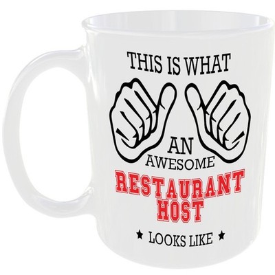 WAS FÜR EIN TOLLER RESTAURANT GASTGEBER AUSSIEHT WIE TASSE IDEALES GESCHENK TASSE FÜR ARBEIT JOB KARRIERE