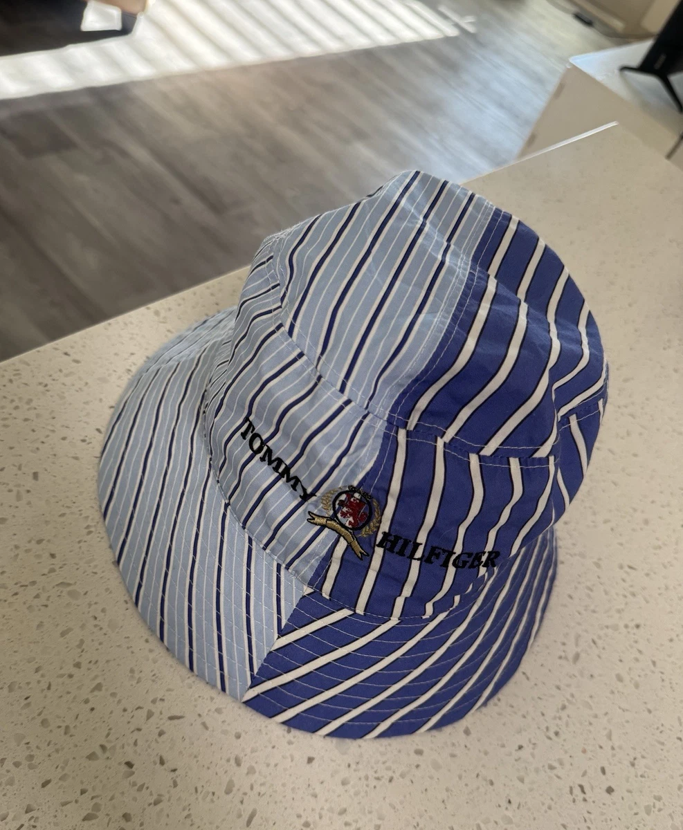 Tommy Hilfiger Denim Chambray Stripe Bucket Hat NWT Tommy Hilfiger Bucket Hats for Men for sale | eBay main image 4