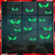Halloween Glow in the Dark Window Stickers, Luminous Bats Ghost Pumpkin Decals