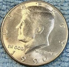 1990-D Kennedy Half Dollar Uncirculated In MS Condition See Pics