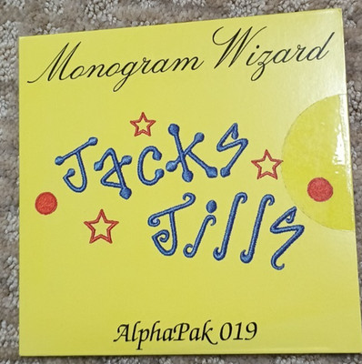 MONOGRAM WIZARD   ALPHA PAK 019 | NEW