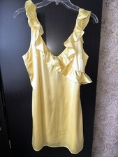 DRESS SALE 3 For $20 Finesse Yellow Floral Dress Size Large
