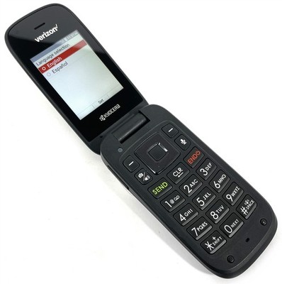 Kyocera Cadence Verizon Wireless S2720 4G LTE Blue Flip Phone 16GB