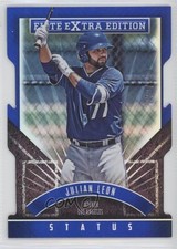 2015 Panini Elite Extra Edition Status Blue Die-Cut 72/100 Julian Leon #149 1j6