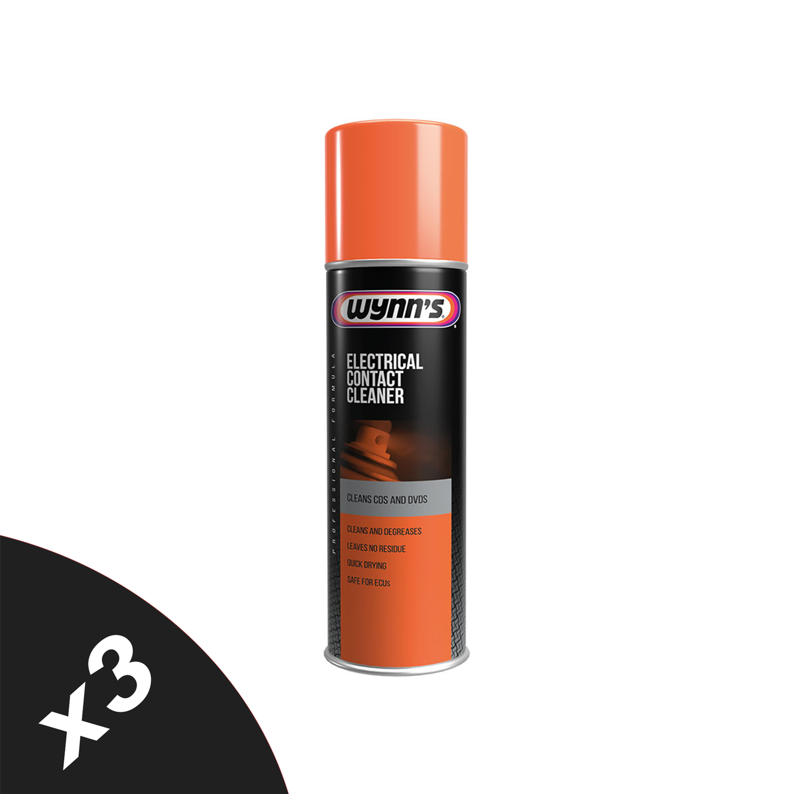 Wynns Electrical Contact Cleaner Spray Switch Relay Circuit Dirt Remover 3X500ml - Image 2