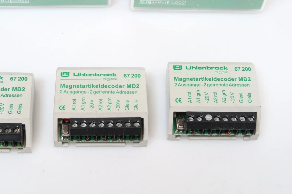 Uhlenbrock MD2 Magnetartikeldecoder 67 200 (4 Stk.) für Weichen und Signale #37 - Bild 3 von 4