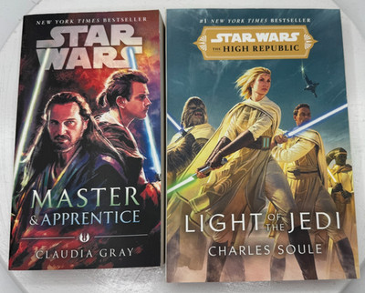 Star Wars Book Lot - Master & Apprentice The High Republic Light of the Jedi