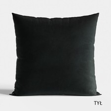 Kissenbezug 40x40 cm Hirsch Samt Wendeseite Grün Neu