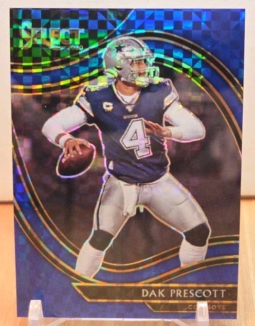 2021 Panini Select Dak Prescott Blue Power Prizm  Field Level #8/49 SP Cowboys!