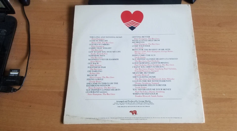 Sgt. Pepper's Lonely Hearts Club Band Soundtrack 2 LP RSO RS-2-4100 1978 Vinyl  - Image 3 of 4