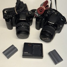 2 Canon EOS 30D DSLR Cameras W/EF-S 18-55mm , Sigma 22mm-70mm W/Batts  Charger
