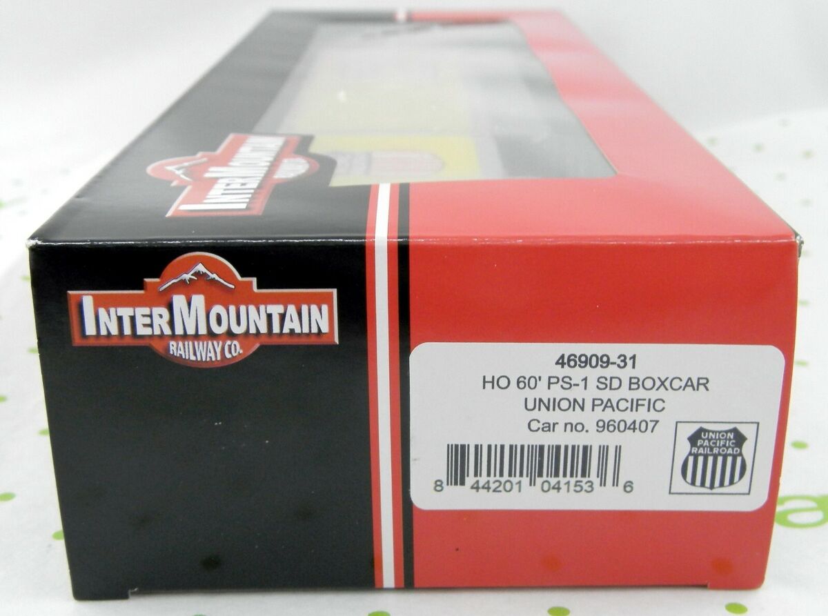 InterMountain 46909-31 HO 60' PS-1 SD Boxcar Union Pacific - car #960407 InterMountain 46909-31 HO 60' PS-1 SD Boxcar Union Pacific - car #960407