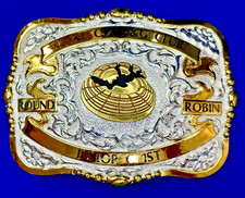 Round Robin Lake Co R&G Club Jr C 1St Place Award Tilden Trophies Belt Buckle