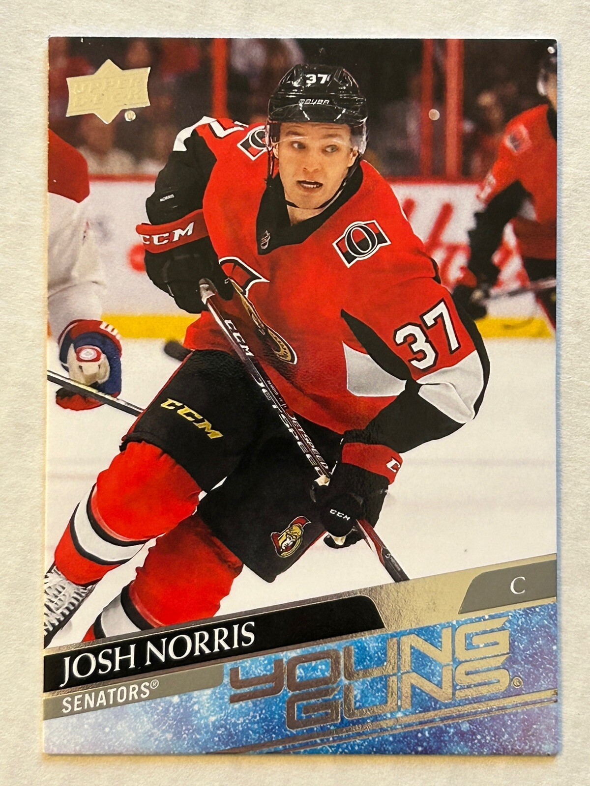 Josh Norris 2020-21 Upper Deck Young Guns #209 RC Rookie K358 Senators QTY Avail