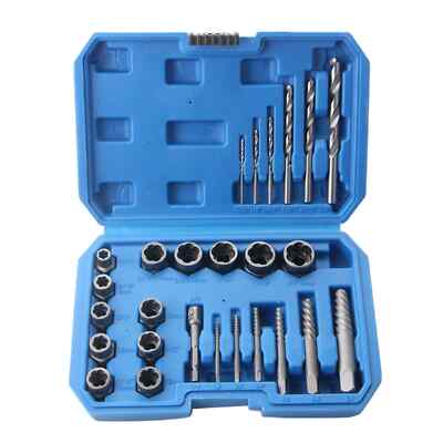 Broken Nut and Bolt Staple Remover 26-Piece Square Head Removal Tool Sleeve