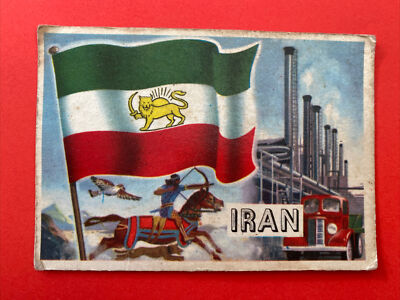 A&BC Flags of the World A&BC Red Back 1959 - #2 Iran