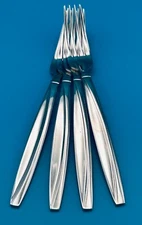 Set of 4 Oneida SWEEP Dinner Forks 8" Stainless Flatware Silverware