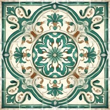 20x Vintage Italian Peel and Stick Tiles Sticker Bathroom Kitchen Self Adhesive