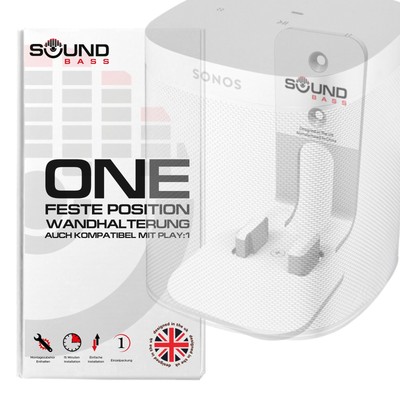 ONE ONE Gen 2 ONE SL & Play1 Wandhalterung weiß kompatibel mit Sonos ONE ONE ...
