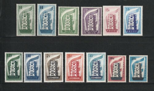 EUROPA CEPT 1956 - Année complète 13 timbres Neufs**/MNH cote Yvert 670.00 EUR. - Afbeelding 1 van 1