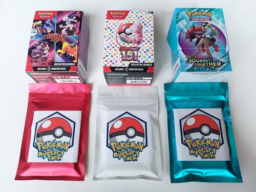 Pokemon Mystery Pack: 30 Karten aus 151, Destined Rivals, Journey Together
