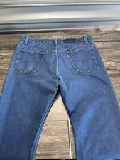 Vintage Levis 20516 0914 orange tab blue denim jeans USA made mens Sz 38x28 575