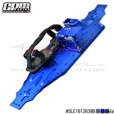 GPM Alu 7075-T6 Motor Base+Chassis +Battery box+Mount For Traxxas 1/8 4WD SLEDGE