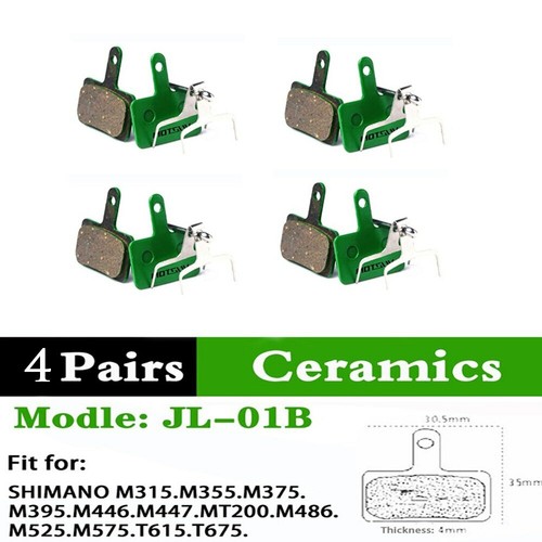 4 Pair ceramics Bicycle Disc Brake Pads Mountain Bike Hydraulic Disc