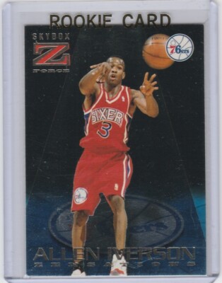 Allen IVERSON (ソフトケース付き) ALLEN IVERSON ROOKIE CARD Z-Force 1996/97 Zensations Basketball