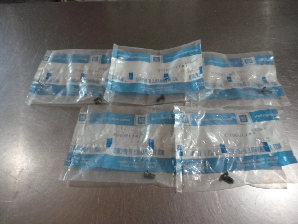 (5) Nuevo NOS OEM GM techo corredizo bisagra tornillo 11508175 1985-1993 Chevy Sprint Geo Storm Foto 2 de 3