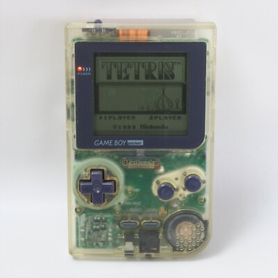 Nintendo Game Boy Pocket MGB-001 Console Clear M13136019 | Region Nintendo Game Boy Pocket MGB-001 Console Clear M13136019 | Region