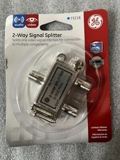 Divisor de cable coaxil de 2 vías GE
