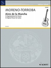 Airs de la Mancha Sheet Music Five Original Pieces for Guitar NEW 049010775