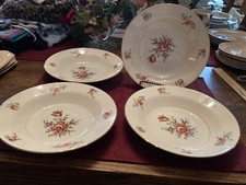 Household Institute Priseilla Eggshell Nautilus Soup Bowls (4) 