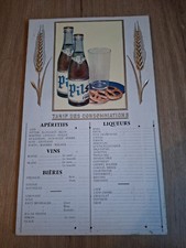 Carton publicitaire Vîntage Bière Pils Millénaire 
