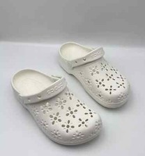 2026 NEW Crocs Adults Womens Small flower  Classic Cayman Lightweight Clogs UK