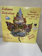 SunsOut Autumn Shoreline 1000 Piece Jigsaw Puzzle 95298 Factory Sealed