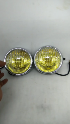 Pair Foglamp Fog Light Ichikoh IF-45 made in Japan For Clasic Car