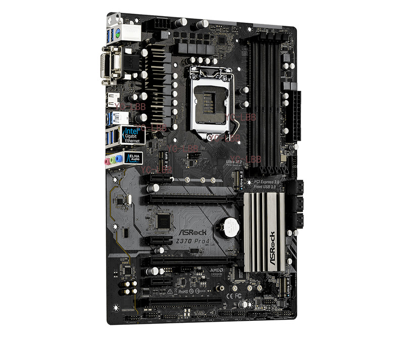 ASRock Z370 Pro4 LGA 1151 Z370 HDMI USB 3.1 2 Ultra M.2 DDR4 ATX Motherboard