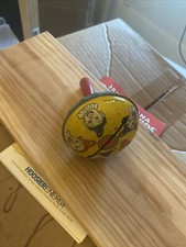 Vintage Kirchhof Tin Litho Party Noise Maker with Wooden Handle