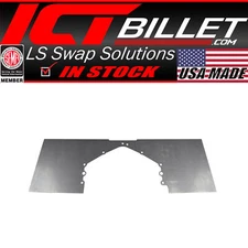 ICT Billet Steel Mid Plate Chevy SBC BBC LS LT Rear Motor Engine Mount
