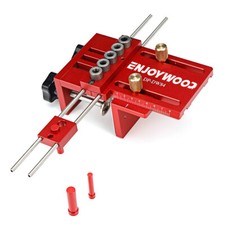3-in-1 Pocket Hole Jig Kit 6/8/10/15mmTaschenloch Holzd&uuml;bel Bohrschablone Se