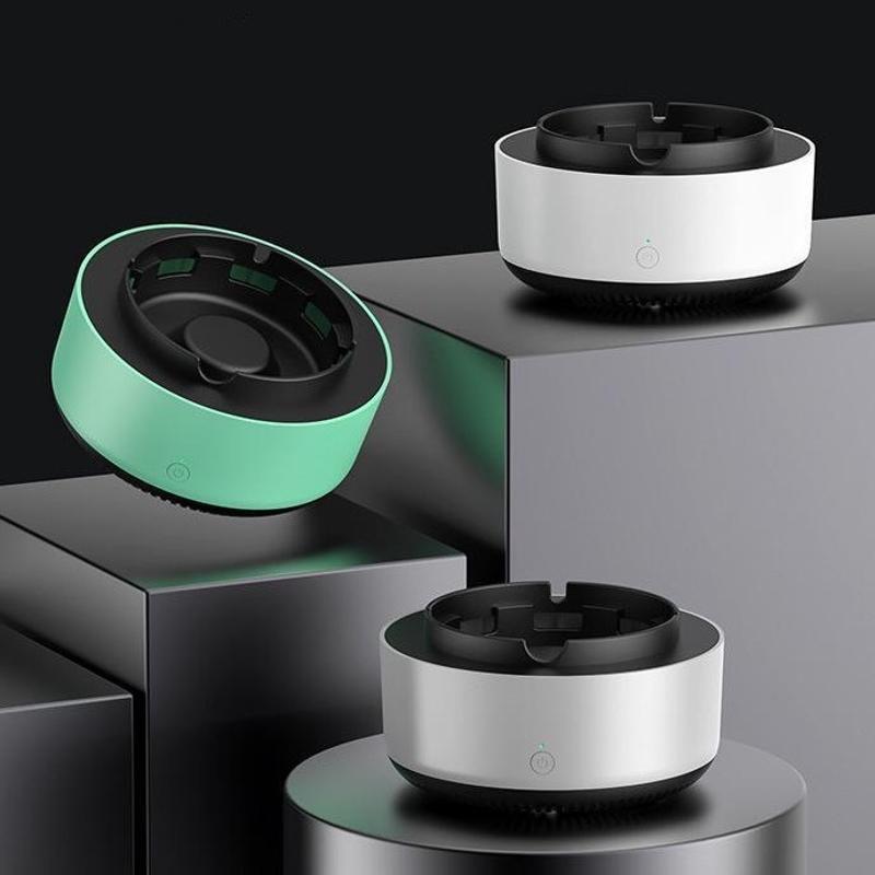 Air Purifier Ashtray Cigarettes Smokeless Ashtray For Home Office Air Filters-image
