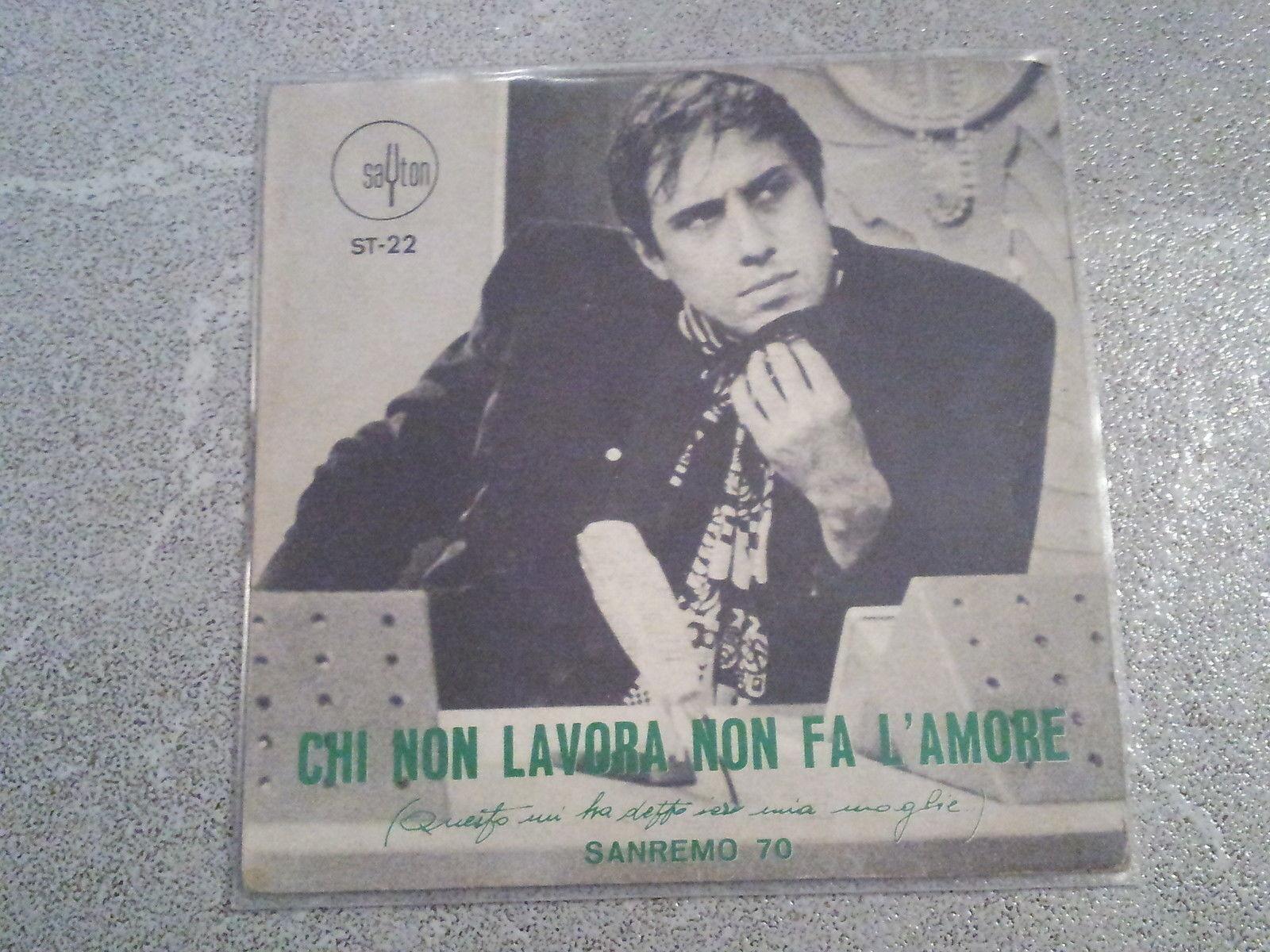 7"" Single Spain Vinyl Adriano Celentano - Chi non lavora non fa l'amore/ Lirica