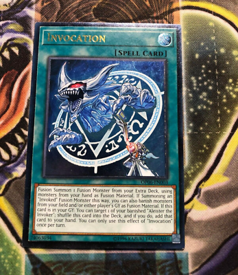 #ad #ad *** INVOCATION *** ULTIMATE RARE OP06 EN003 OTS PACK VLP YUGIOH $29.95