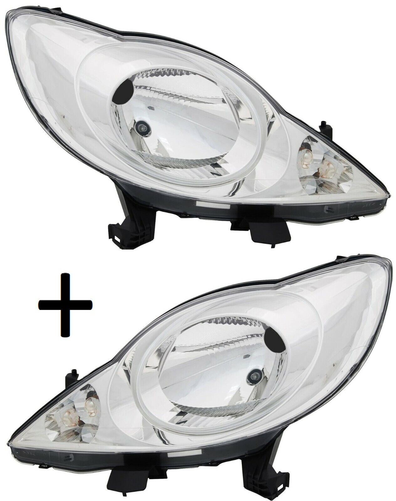Phare avant gauche droite electrique Peugeot 107 pour corriger phare terni
